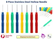 8PCS Hollow needles desoldering tool electronic components Stainless steel