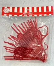 Set of 24 7" Heart Shape Drinking Krazy Straws Valentine's Day Party Favors