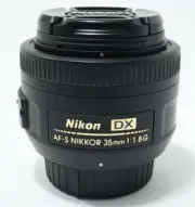 Nikon single focus lens AF-S DX NIKKOR 35mm f/1.8 G Nikon DX format EMS W/T