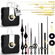 2Pcs Quartz Clock Mechanism Kit, Wall 16mm+23mm Mechanisms