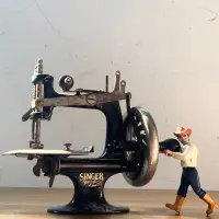 在飛比找蝦皮購物優惠-1920年代Singer Sewing Machine Mi