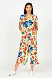 Flower Show Playsuit--PRV-PLAFLOS21