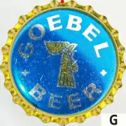 Goebel Goebel Brewing Co. BEER cork lined beer bottle cap 1958-1963