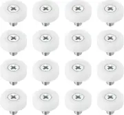 PATIKIL 19Mm Drawer Rollers, 16 Pack Plastic Drawer Pulley Replacement Wheels Be