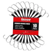 Heavy Duty Bungee Cords Outdoor - 21 Inch, with S Hooks - 100% EPDM 21 IN