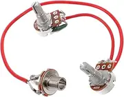 Parliky Guitar Wiring Harness Kit with Pots and Way Toggle Switch Precision Sound Control for Electric Guitar Players Enhanced Tone Modulation and Creative Exploration