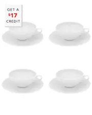 Vista Alegre Mar Tea Cup And Saucers (Set Of 4) with $17 Credit