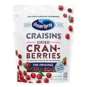 Ocean Spray Craisins Dried Cranberries Original 48 Ounce 3 Pound (Pack of 1).