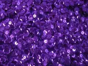 Sequins Metallic Cup 6mm Purple 25g Dance Sewing Craft Cupped