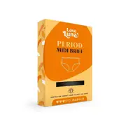 Love Luna Midi Brief Period Undies Black Size 10-12 each