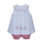 Remember Nguyen Charlotte Patriotic Bloomer Set. 12m New with Tags