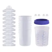 10pcs Disposable Paint Sprayer-Gun Mixing Cup for HVLP Paint Spray Paint