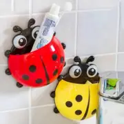 Mounted Wall Suction Toothbrush Holder Red Tumblers & Toothbrush Holders