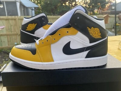 Size 10.5 - Air Jordan 1 Mid Yellow Ochre DQ8426-701