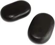 Ipetboom 2Pcs Natural Massage Stones Volcano Stone for Relaxation and Skin Care Smooth Finish for Computer Users