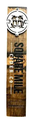 SQUARE MILE - HOPPED APPLE CIDER - BEER TAP HANDLE