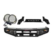 4X4FORCE Ultimate Guard Bullbar No Loop Skid Plate Light for Isuzu D-Max 17-19