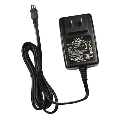 HQRP AC Power Adapter for Sony HDR-CX190 HDR-CX200 HDR-TG1E HDR-TG3E HDR-UX10E