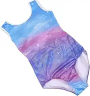 [COLLBATH] Dance Clothes Gymnastics Clothes Dance Performance Leotard Dancing Clothes Gymnastics Dance Clothes Sleeveless Leotard Gymnastics Leotards for 10-12 Party Costume