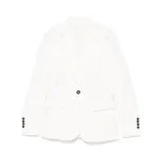 [Brunello Cucinelli] Brunello Cucinelli Twill Blazer 44 IT NEUTRALS
