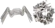 Clips 100pcs w Clips Stainless Steel Durable for Glass Panels Easy Fixing