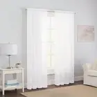 Cortinas modernas de voile Victoria con bolsillo para varilla