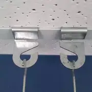 100 x Hook Hanging Clip for Suspended Grid Ceilings Metal