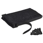 100pcs Nylon Reusable Cable Tie Hook and Loop Strap Cord Organizer