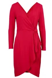 Feu Side Wrap Dress--MART-M7967FE