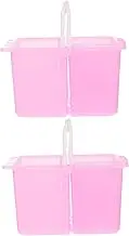 2-in-1 Artist Brush Basin Paint Brush Washing Basin Space-Saving Portable Pen Wash Bucket for Artists Boys and Girls
