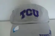 TCU HORNED FROGS STRAPBACK DEADSTOCK HAT CAP VINTAGE D3