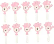 Yardwe 10Pcs Mini Hand Bells Cheer Props for Parties Events Birthdays and Celebrations Fun Clappers for Adults Lightweight and Easy to Use