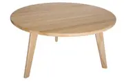 SK Designer Living | Replica Hans Wegner CH008 Round Wood Coffee Table | Natural