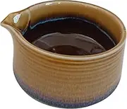 LCSVCCXA Porcelain Matcha Bowl Matcha Mix Ceramics Handcrafted for Tea Lovers for Japanese Beginners Friends Preparation, Gold