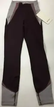 Lululemon Women In Movement Tight 25” *Blocked LW5BL1S Purple Size 2