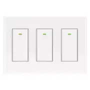 3 Gang Smart WIFI Switch Light Wall Works with Amazon Alexa Home, Smart life APP