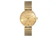 Olivia Burton Gold Steel Mesh Women's Watch - 24000096