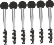 WOFASHPURET 6Pcs double ended eyebrow brush double-ended eyebrow brush mushroom makeup sponge dual head makeup sponge makeup brush Foundation Sponge eyelash tool aluminum eggs double head Miss
