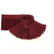Lace Chainette Fringe Trim Polyester Tassel Trim with Hand Knitting for Home