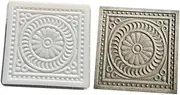 Kisangel Cement Mold for DIY Stepping Stones Reusable Concrete Paving Mold for Garden Pathway and Lawn Decor Create Unique Pavement Designs