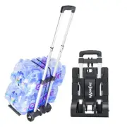 Folding Hand Truck Aluminum Trolley,Small Dolly, Foldable Roller Shopping Car...