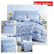 All-Season Kids Twin Comforter Set - Cute Dinosaur Theme with 6 Essential Pieces