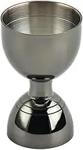 tooloflife 1Pcs 304 Stainless Steel Cocktail Shaker, 30ml/60ml Double Cup Cocktail Jigger Bar Spirit Measuring Measure Cup