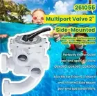 261055 Multiport Valve 2'' For Pentair Triton & Quad Pool/Spa D.E. & Sand Filter