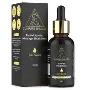 Gold Graded Himalayan Shilajit Above 17000FT 30ml Drops, Organic & Sun-dried