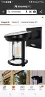 Gama Sonic Solar Outdoor Wall Coach LED Lantern, Dusk-to-Dawn