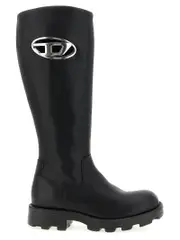[Diesel] Diesel-D-Hammer Stivali E Stivaletti Nero-Donna 36