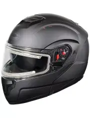 Castle X Electric Snowmobile Modular Helmet Matte Black XL