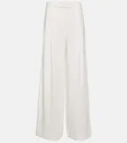 [CO] CO Wide-leg satin pants AU 14 white