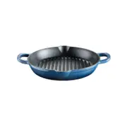Baccarat Le Connoisseur Cast Iron Round Grill Pan Ink 28X5cm